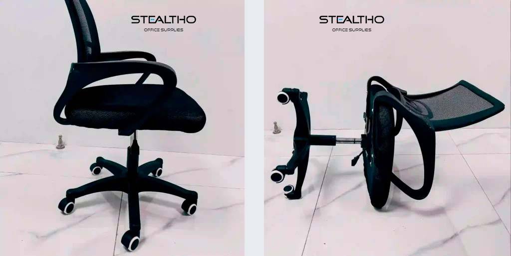 Desk chair with online wheels